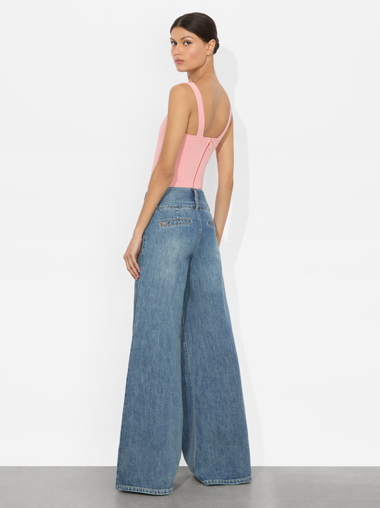 DUSTY ROSE-SARIAH CORSET TANK