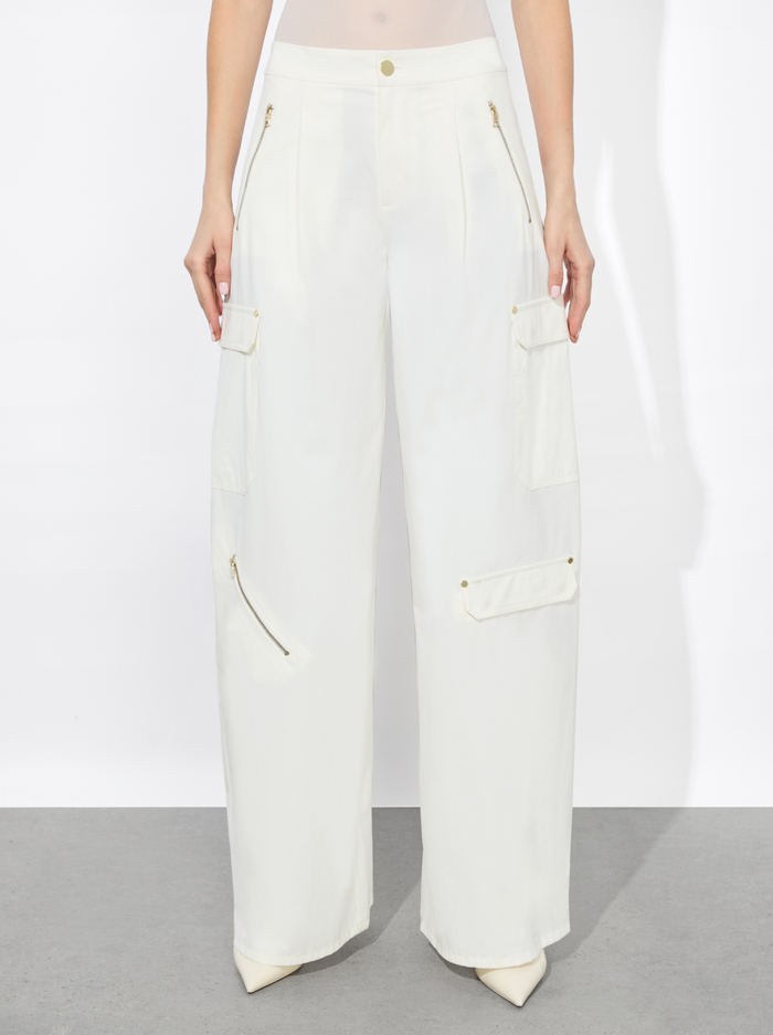 MILO CARGO PANT - OFF WHITE - Alice And Olivia