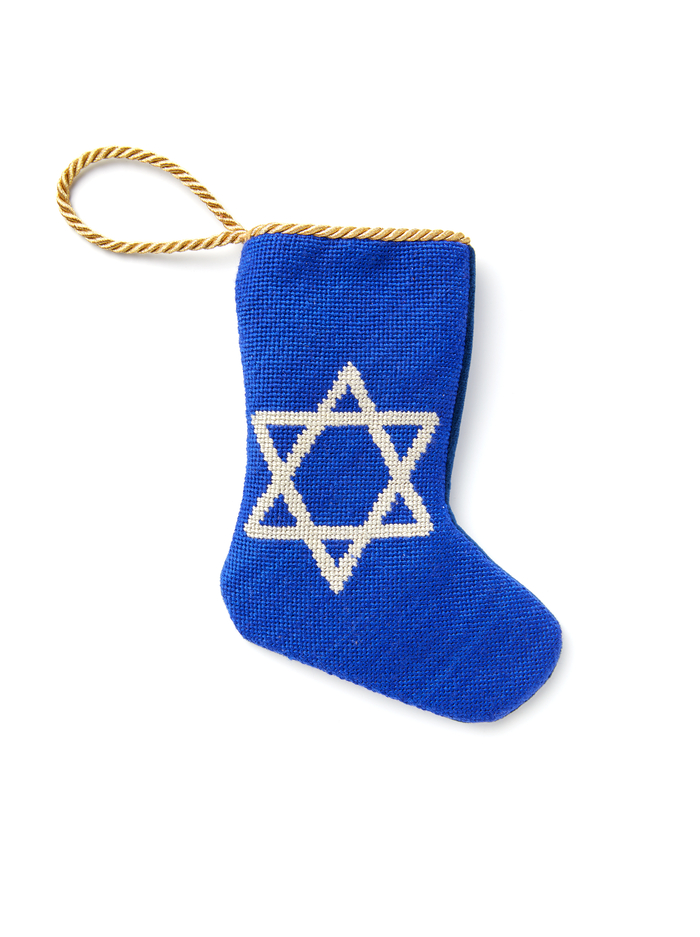 HAPPY HANUKKAH BAUBLE STOCKING - MULTI image 1 - Alice And Olivia