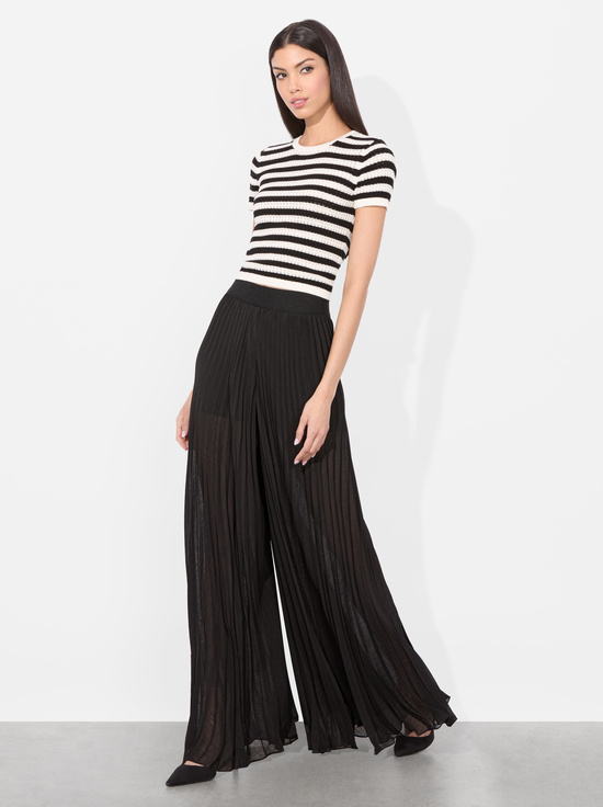 BLACK-ATHENA PLEATED PANT