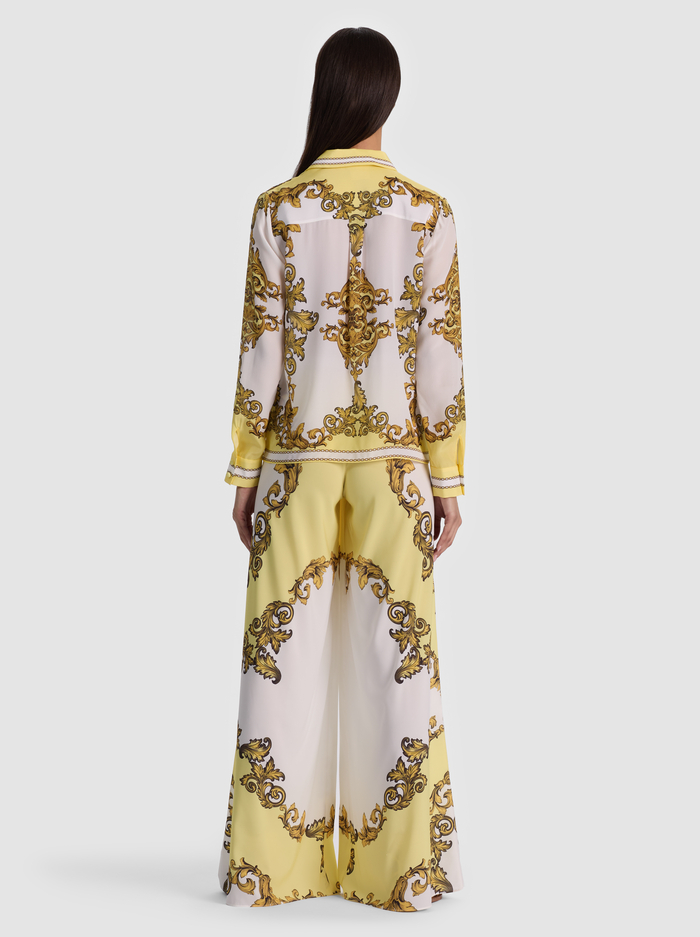 WILLA SILK BLOUSE - GOLDEN COAST image 2 - ALICE + OLIVIA