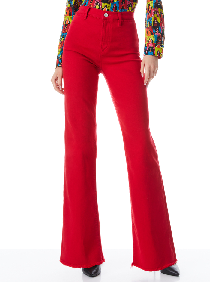 GORGEOUS COIN POCKET JEAN - PERFECT RUBY - Alice And Olivia