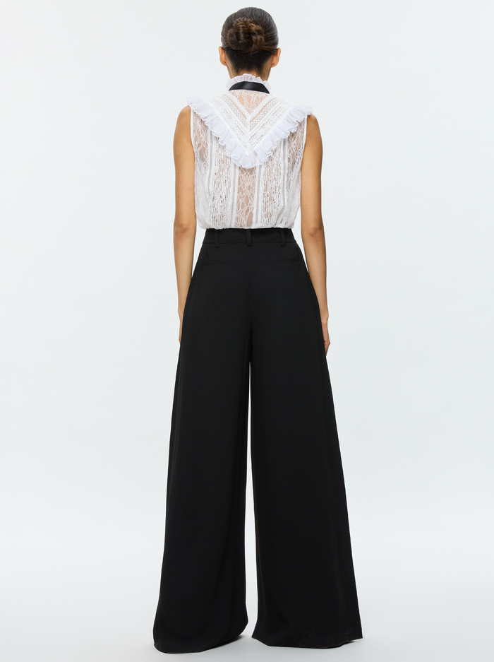 RHEBA LACE BLOUSE - OFF WHITE image 2 - Alice And Olivia