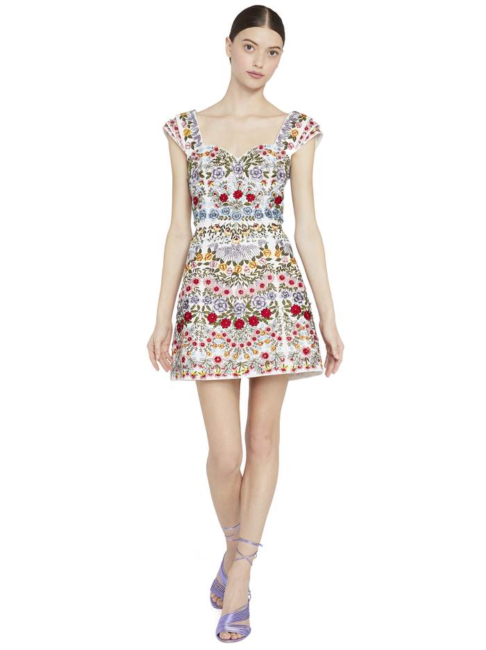 ROZ BEADED PARTY MINI DRESS - MULTI image 5 - Alice And Olivia