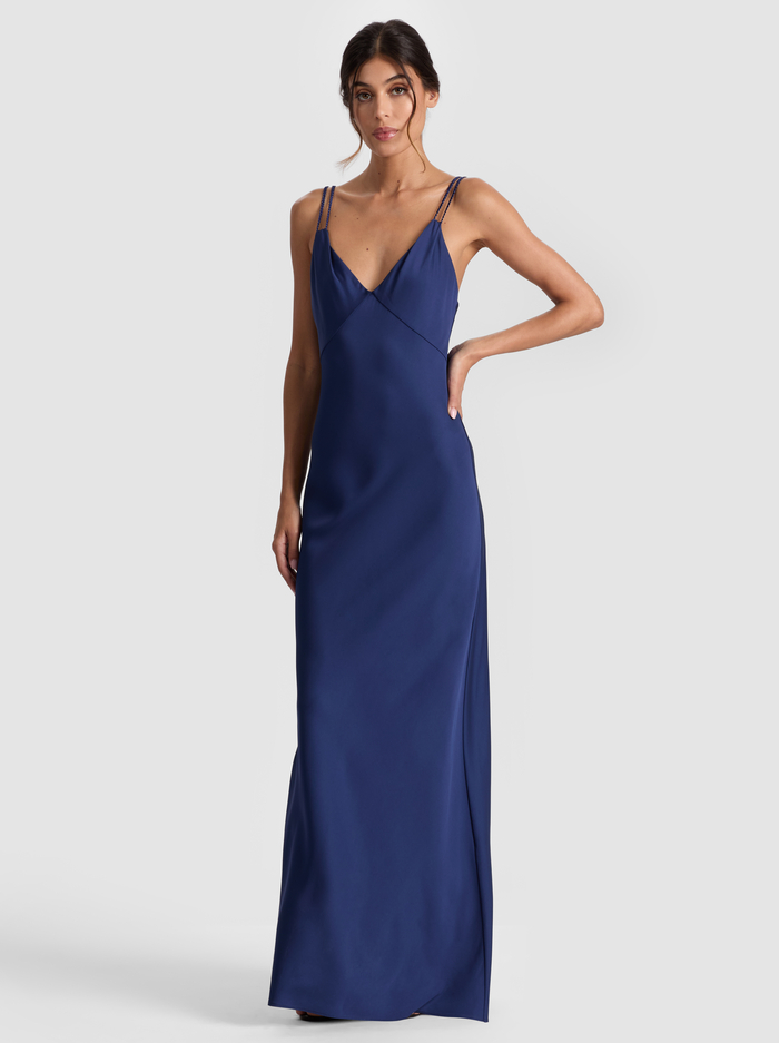KIRO MAXI DRESS - INDIGO image 4 - Alice And Olivia