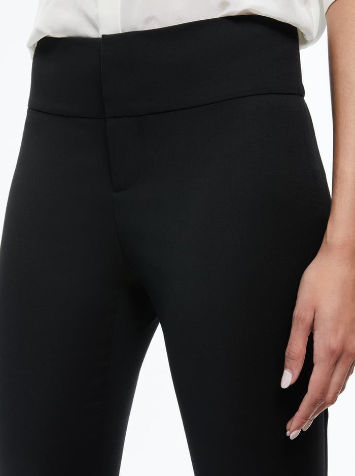 OLIVIA BOOTCUT PANT - BLACK image 3 - Alice And Olivia