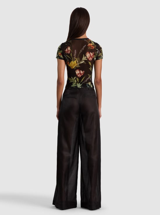 DESERT SPRIGS BLACK-TESS TEE