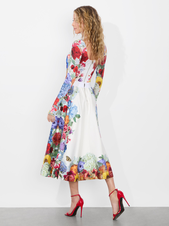 GARDEN BRUNCH OFF WHITE-EARLA FLARE SKIRT