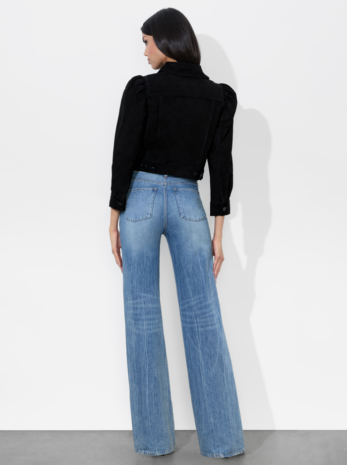 LANA SUEDE JACKET - BLACK image 2 - Alice And Olivia