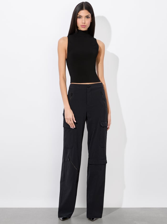 MILO CARGO PANT - BLACK image 4 - Alice And Olivia
