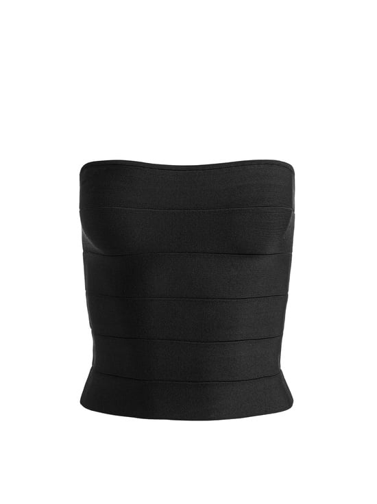 BLACK-ALISON BANDAGE TUBE TOP