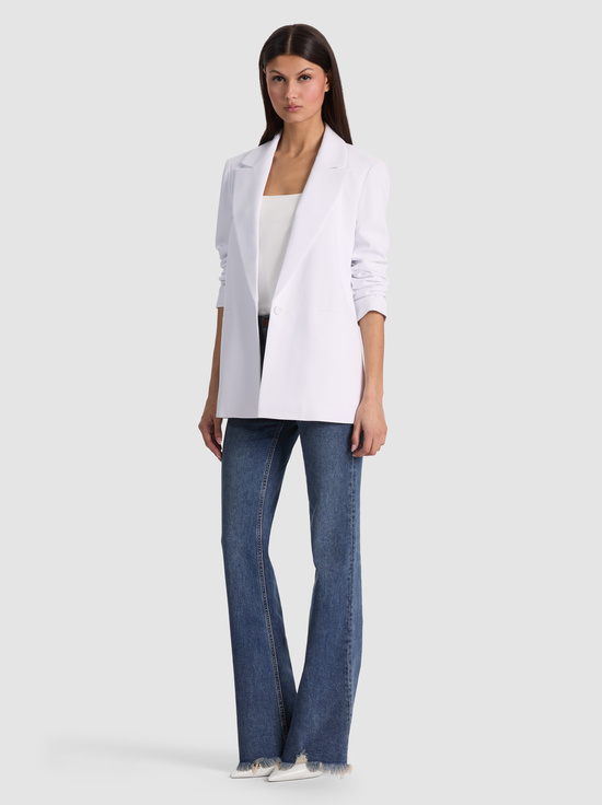 WHITE-DENNY BOYFRIEND BLAZER