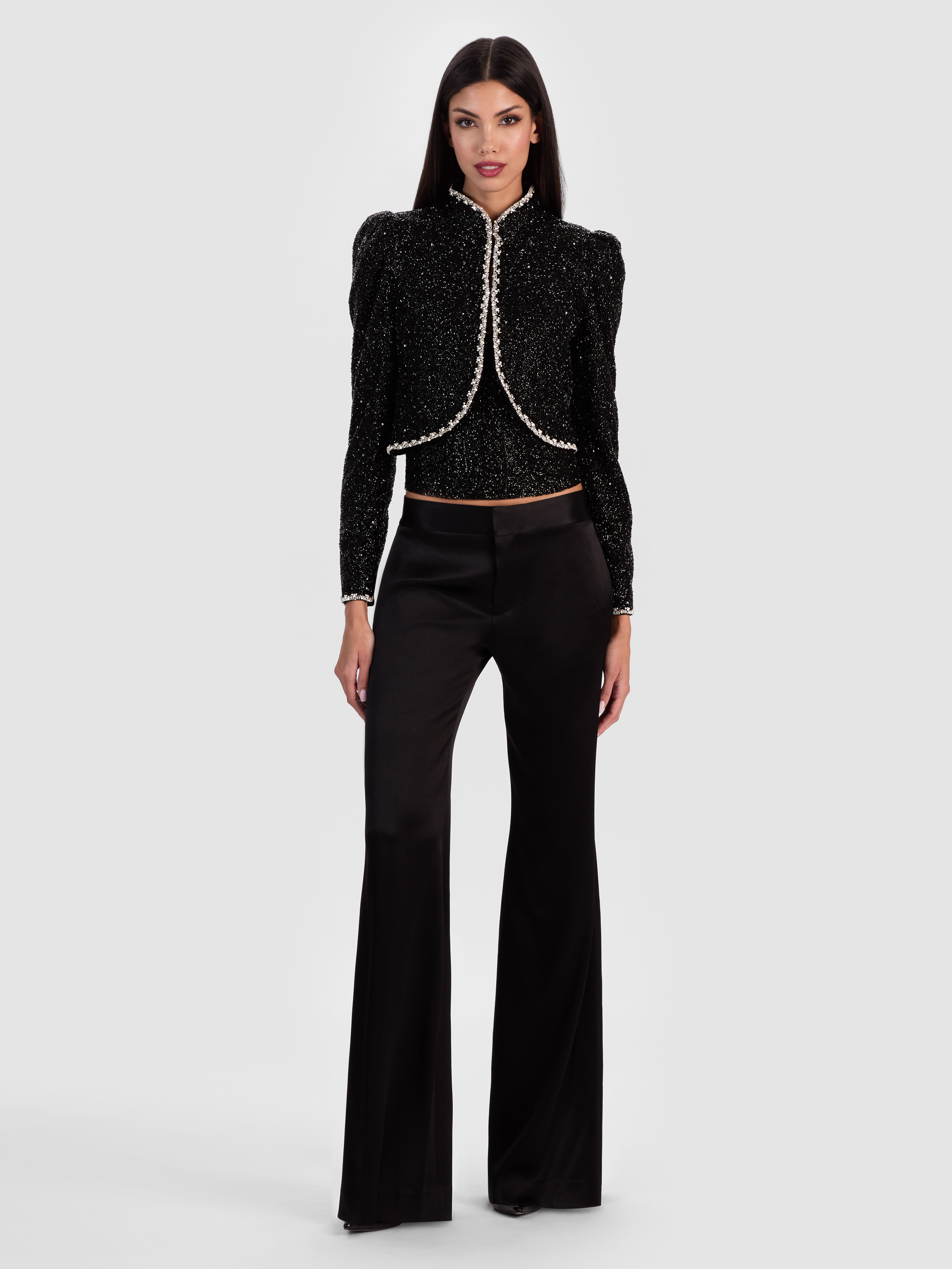 NICHOL JUMPSUIT in BLACK | ALICE + OLIVIA