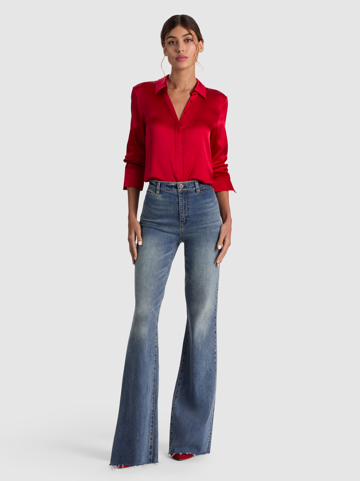 GORGEOUS JEAN - FLORENCE VINTAGE BLUE image 1 - ALICE + OLIVIA