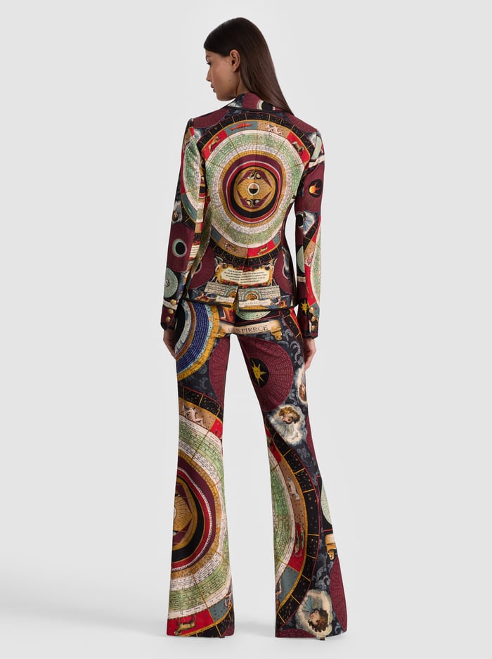 MYA PRINTED BLAZER - HANDS OF TIME image 2 - Alice And Olivia