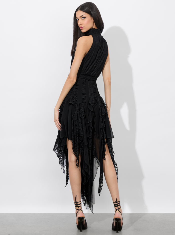 MARZITA LACE MIDI DRESS - BLACK image 2 - Alice And Olivia