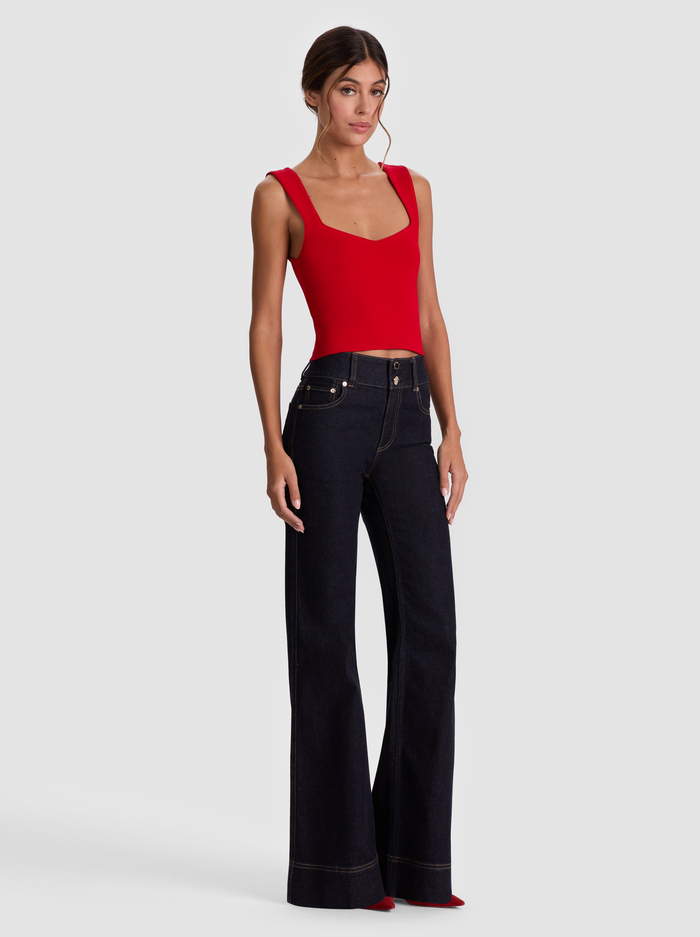 EDIN SWEETHEART TANK - PERFECT RUBY image 4 - Alice And Olivia