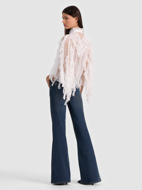 OFF WHITE-RHEBA LACE TOP