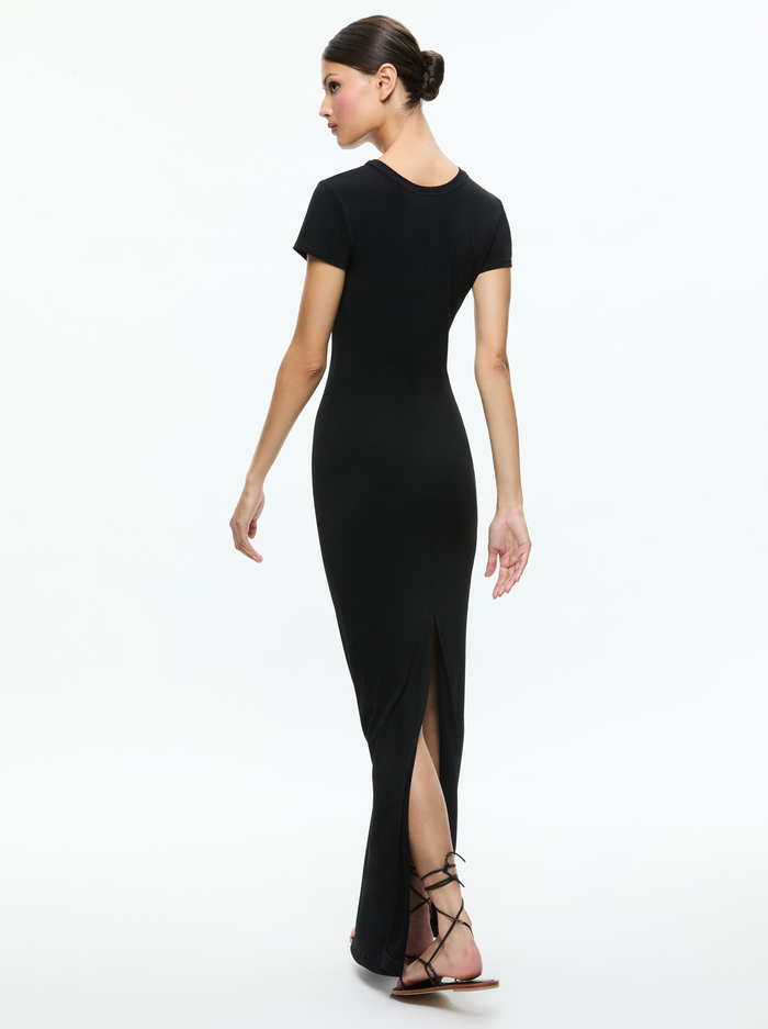 DELORA TWO WAY MAXI DRESS - BLACK image 2 - Alice And Olivia
