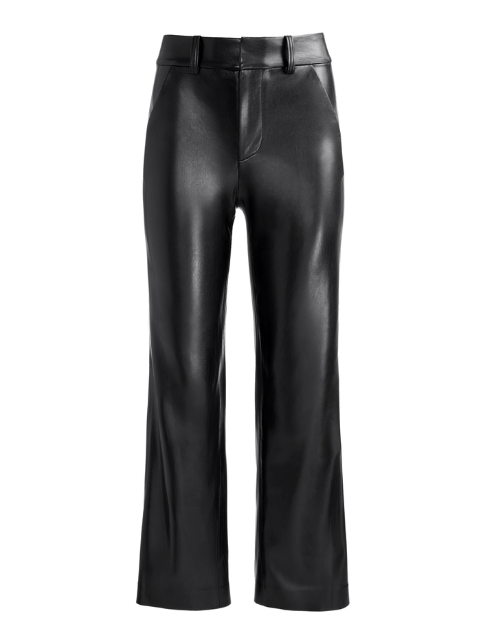ALEXANDER VEGAN TROUSER - BLACK image 5 - Alice And Olivia