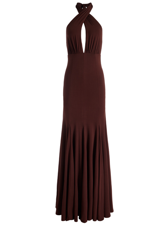 MOCHA-EVELINA MAXI DRESS