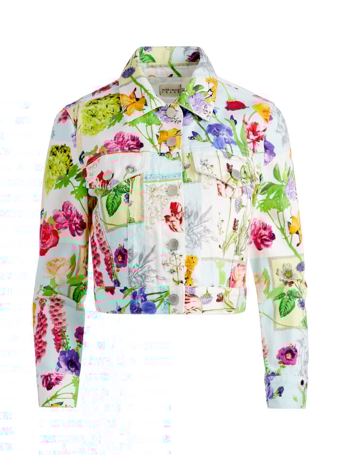 CHLOE BOXY CROPPED JACKET - MAKE A STATEMENT image 4 - Alice And Olivia