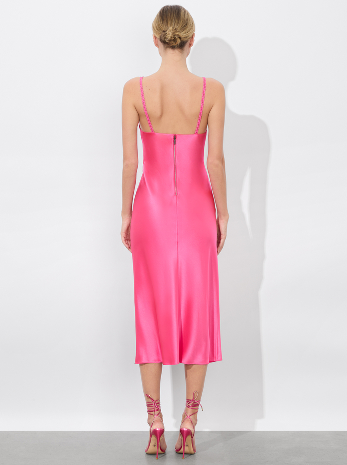 KIRO SLIP DRESS - WILD PINK image 2 - Alice And Olivia