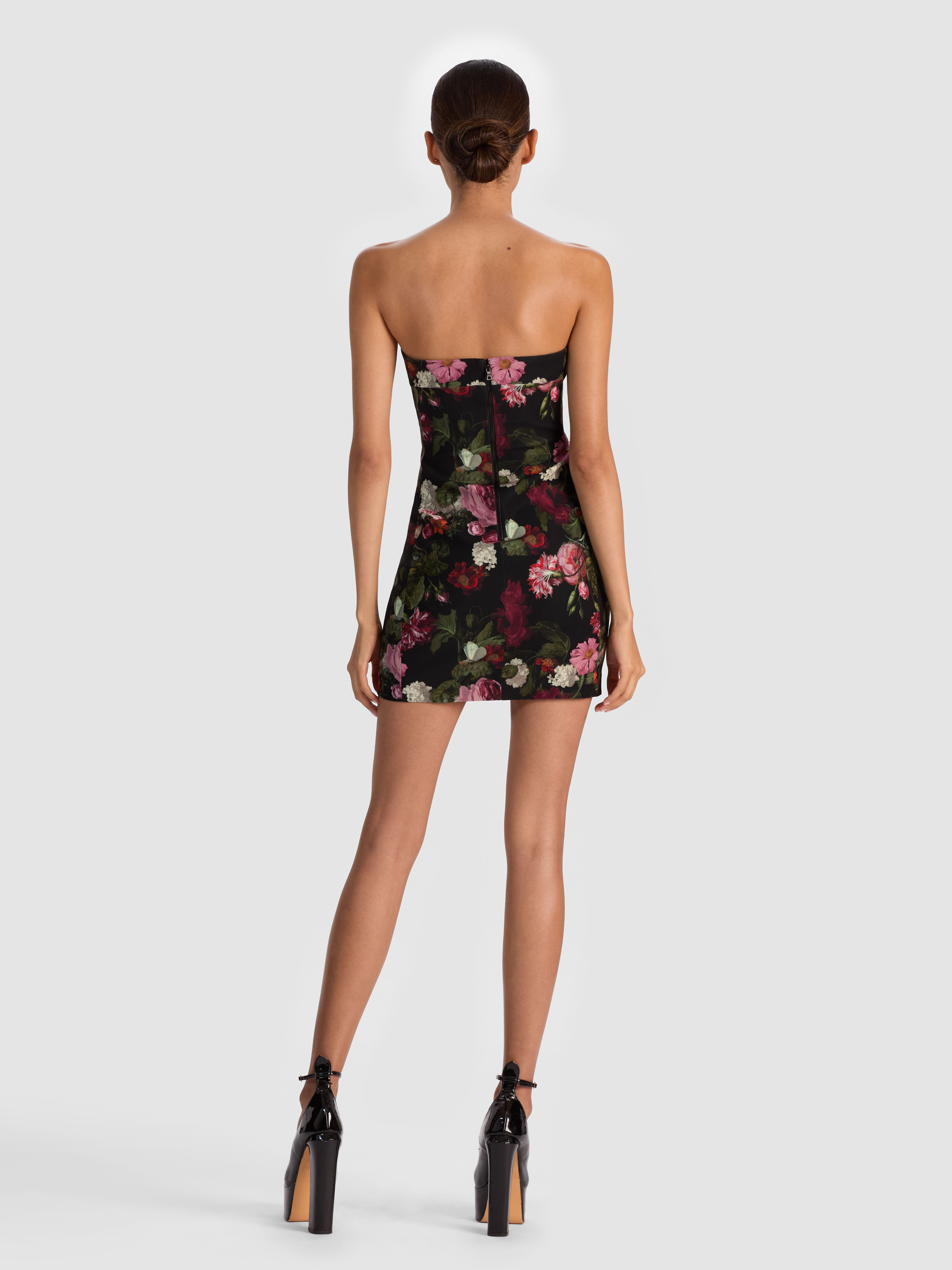 alice and olivia パッチワーク ミニドレス alice and olivia パッチワーク ミニドレス