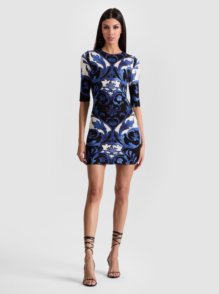 DELORA MINI DRESS - REGAL RETREAT - Alice And Olivia
