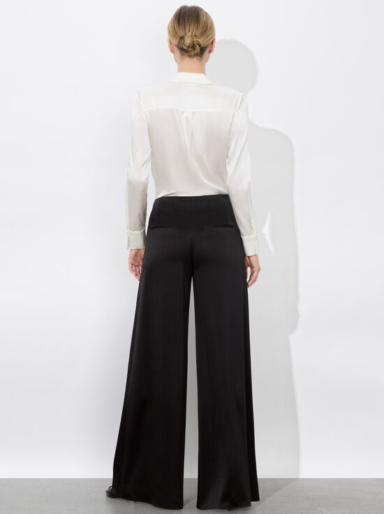 OFF WHITE-BRADY SILK BLOUSE