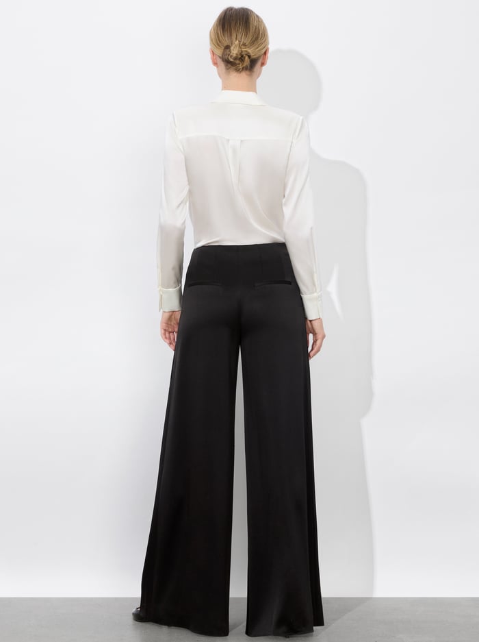 BRADY SILK BLOUSE - OFF WHITE image 2 - Alice And Olivia