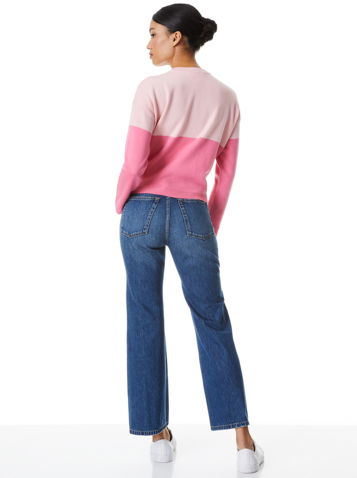 GLEESON STACE FACE PULLOVER - PRIMROSE image 1 - Alice And Olivia