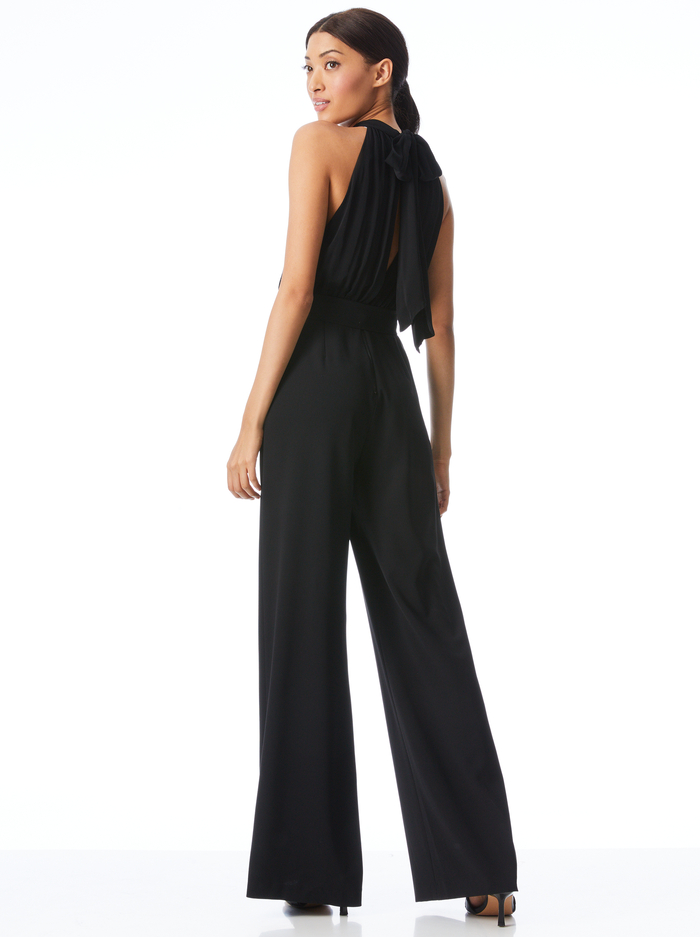 THELMA JUMPSUIT - BLACK image 1 - Alice And Olivia