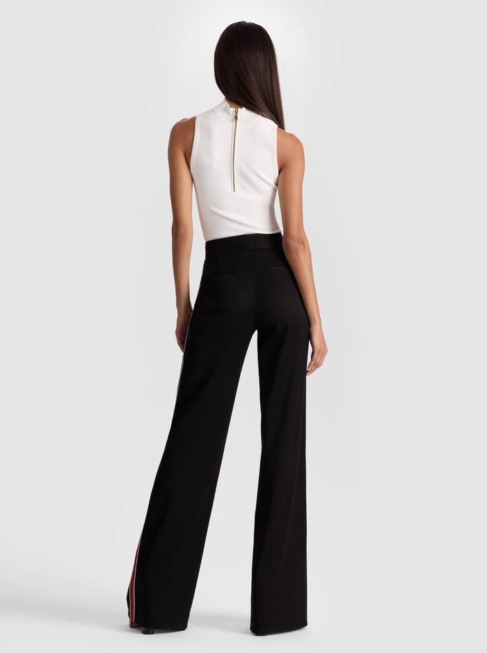 DYLAN PANT WITH SIDE STRIPE - BLACK image 2 - Alice And Olivia