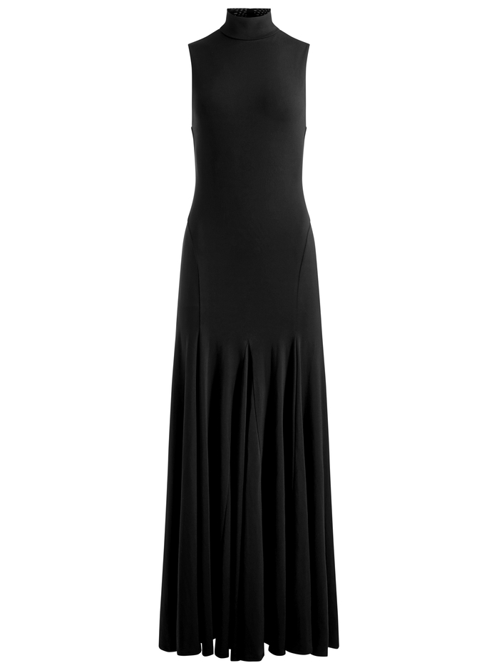 AUGUSTA OPEN BACK MAXI DRESS - BLACK image 5 - Alice And Olivia