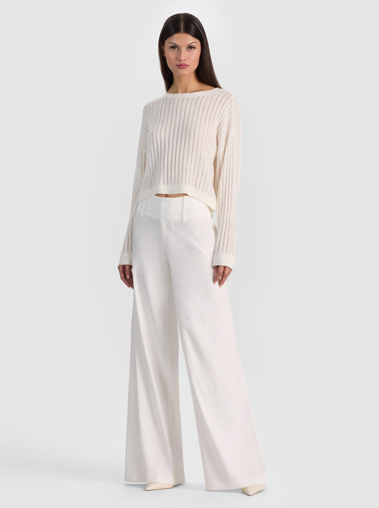 SOFT WHITE-MITCHELL LIGHTWEIGHT PULLOVER