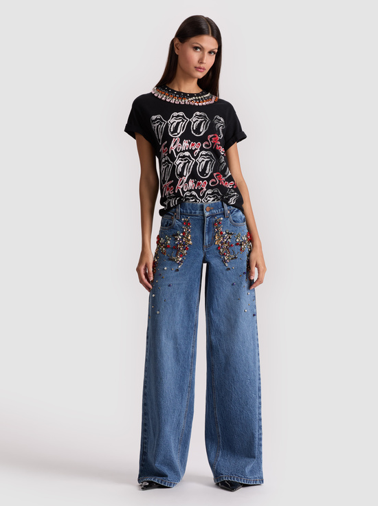 BROOKLYN BLUE-AMAZING EMBELLISHED JEAN