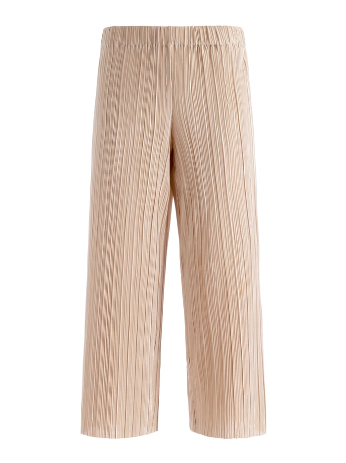 BENNY ELASTIC WAISTBAND ANKLE PANT - ALMOND image 5 - Alice And Olivia