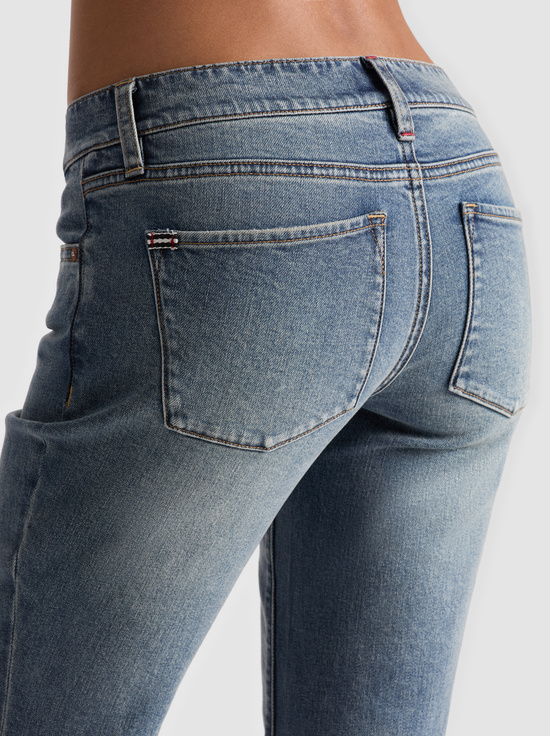 ALBERTINE BLUE-BELLA LOW RISE JEAN