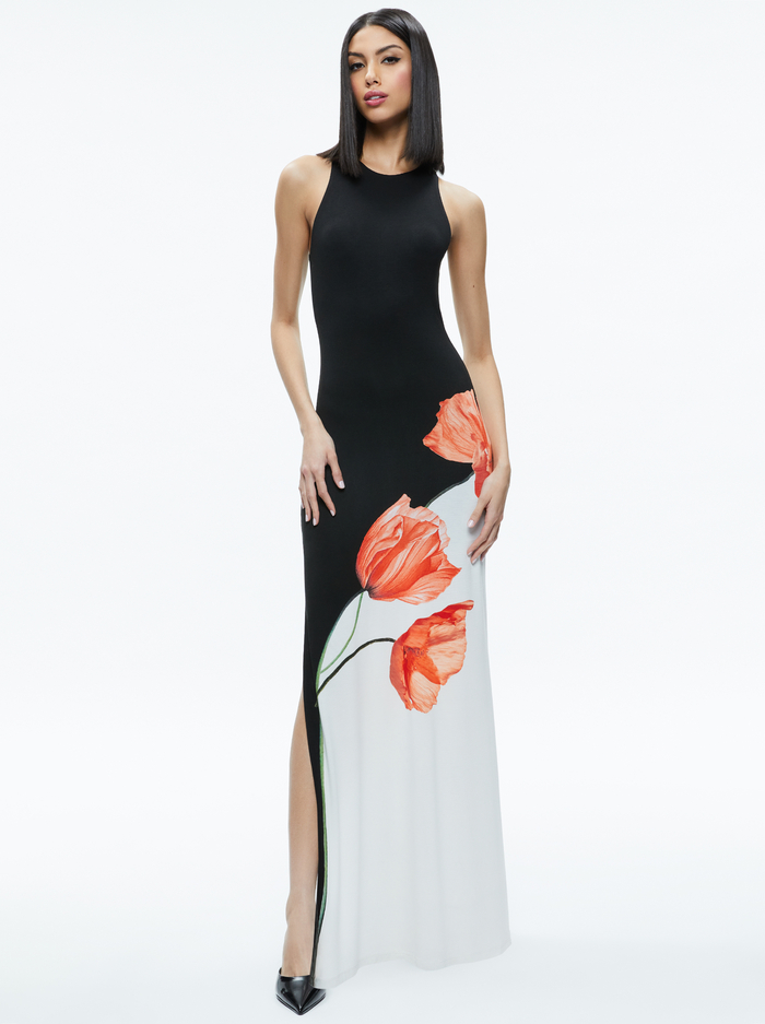 PANIA MAXI DRESS - DREAM LIFE BLACK image 3 - Alice And Olivia