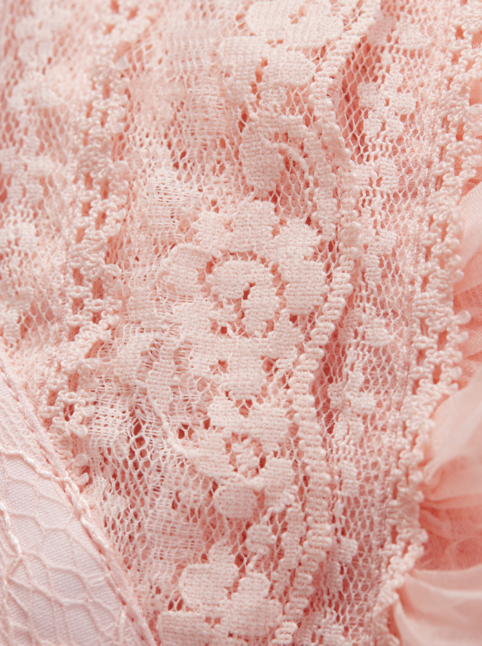RHEBA LACE BLOUSE - PEARL BLUSH image 1 - Alice And Olivia
