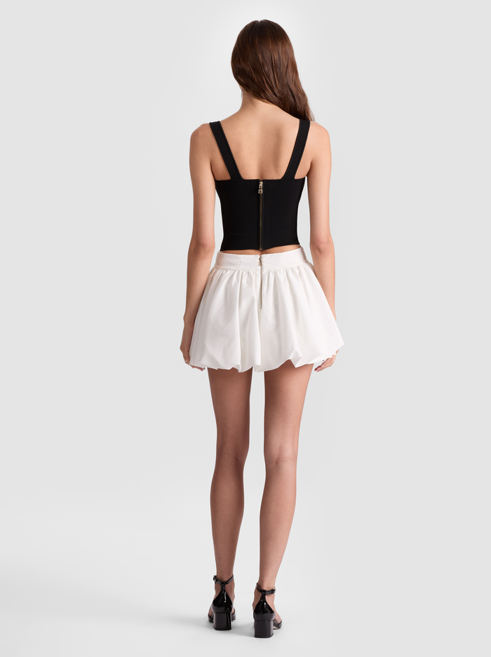 AGNES BUBBLE SKORT - OFF WHITE image 2 - Alice And Olivia