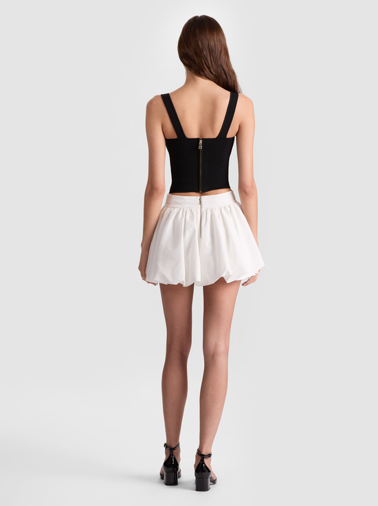 OFF WHITE-AGNES BUBBLE SKORT