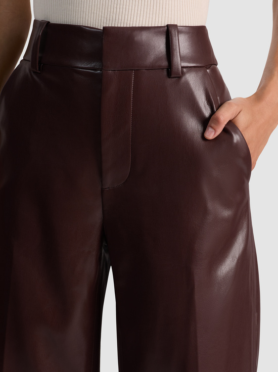 DARK CHOCOLATE-ALEXANDER VEGAN TROUSER