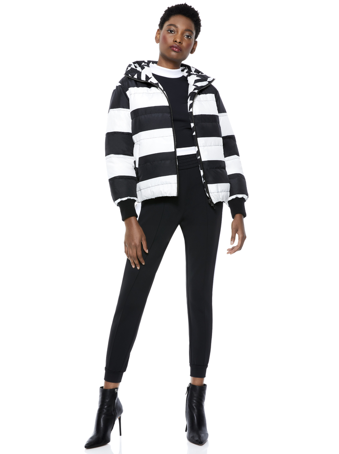 DURHAM REVERSIBLE PUFFER - HOUNDSTOOTH/COMBO image 6 - Alice And Olivia