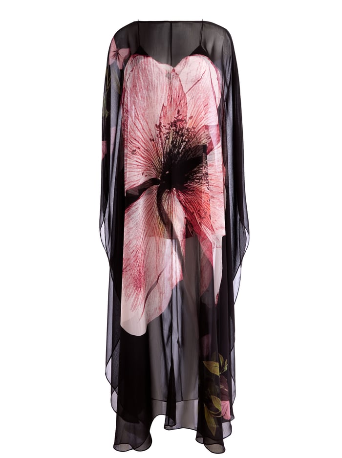 LINN CAPE MAXI DRESS - LUNA FLORAL image 6 - Alice And Olivia