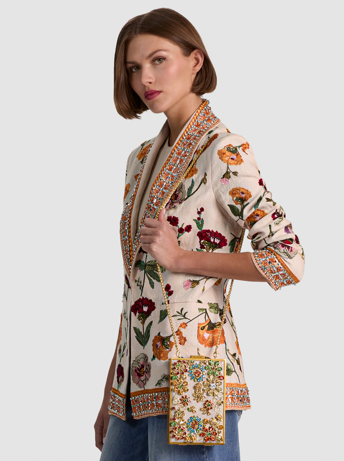 KAYLA EMBELLISHED CLUTCH - NATURAL/MULTI image 2 - ALICE + OLIVIA