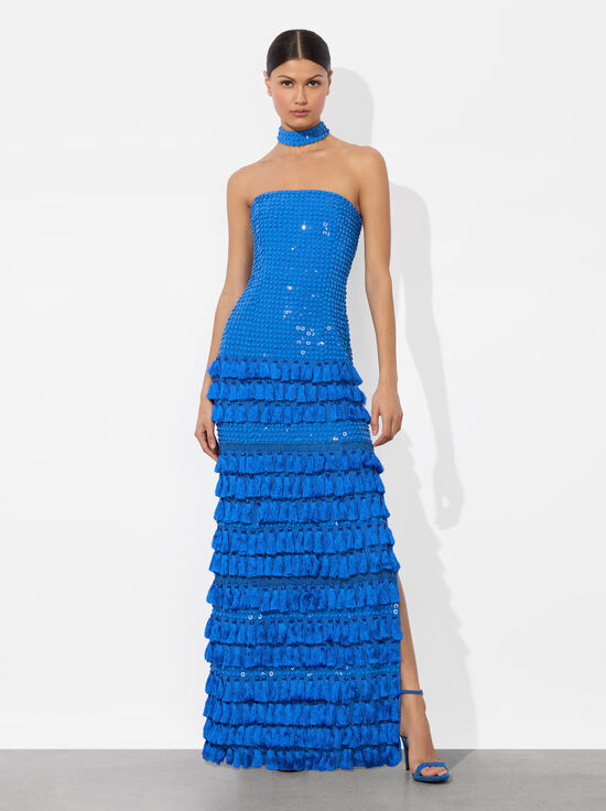 TRUE BLUE-GEORGIE EMBELLISHED GOWN