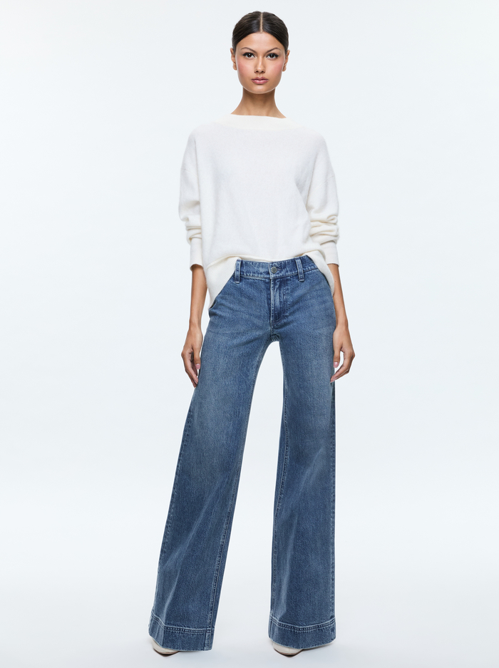 ELSA PULLOVER - ECRU image 1 - Alice And Olivia