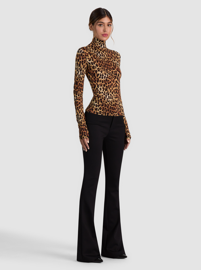 DELAINA TURTLENECK TOP - SPOTTED LEOPARD image 4 - ALICE + OLIVIA